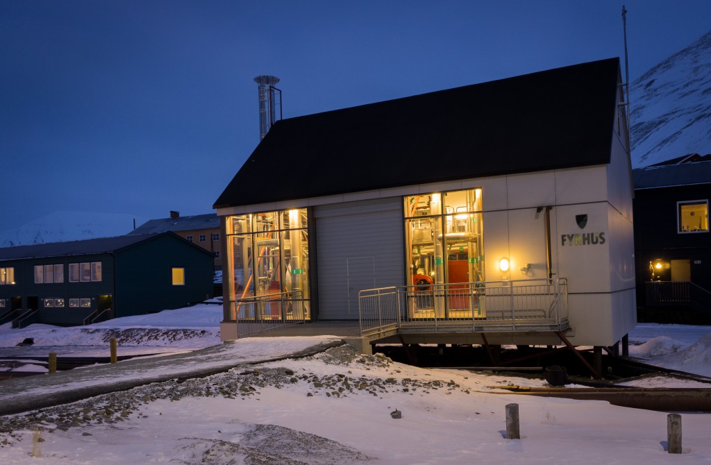 Central heating house