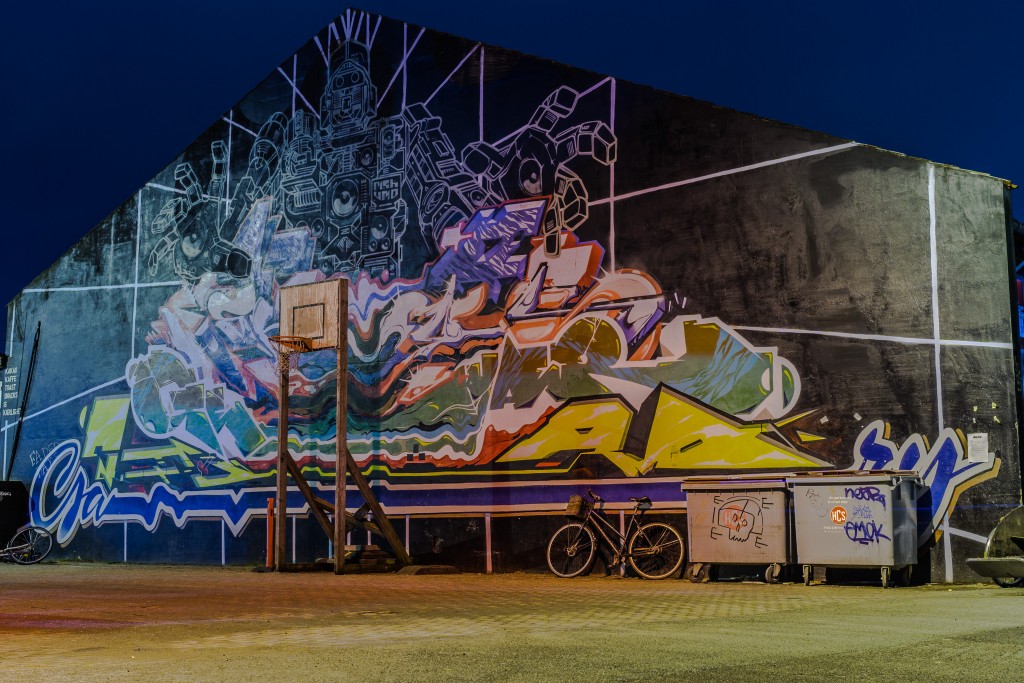 Grafitti at Godsbanen